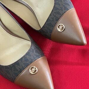 Michael Kors Tan and Brown Heels